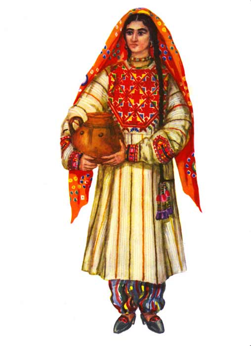 Traditional costumes of Tajikistan
