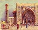 中央アジアのテーマに関する古風ハガキ